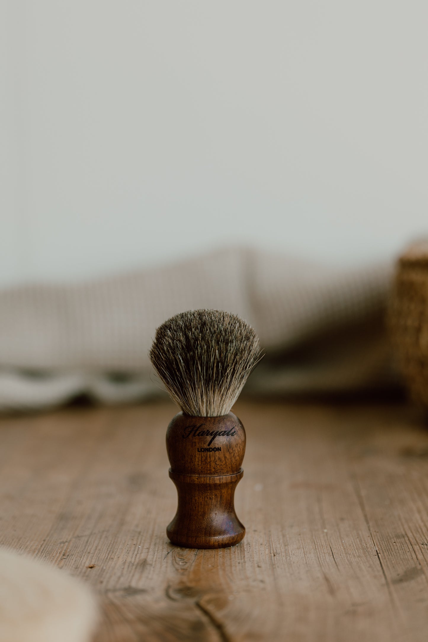 Barberkost af grævlingehår