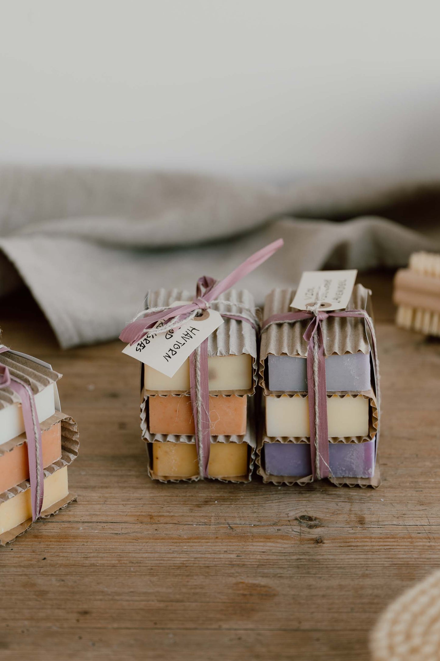 Sæbe - 3 pak med citrongræs, oud & havtorn